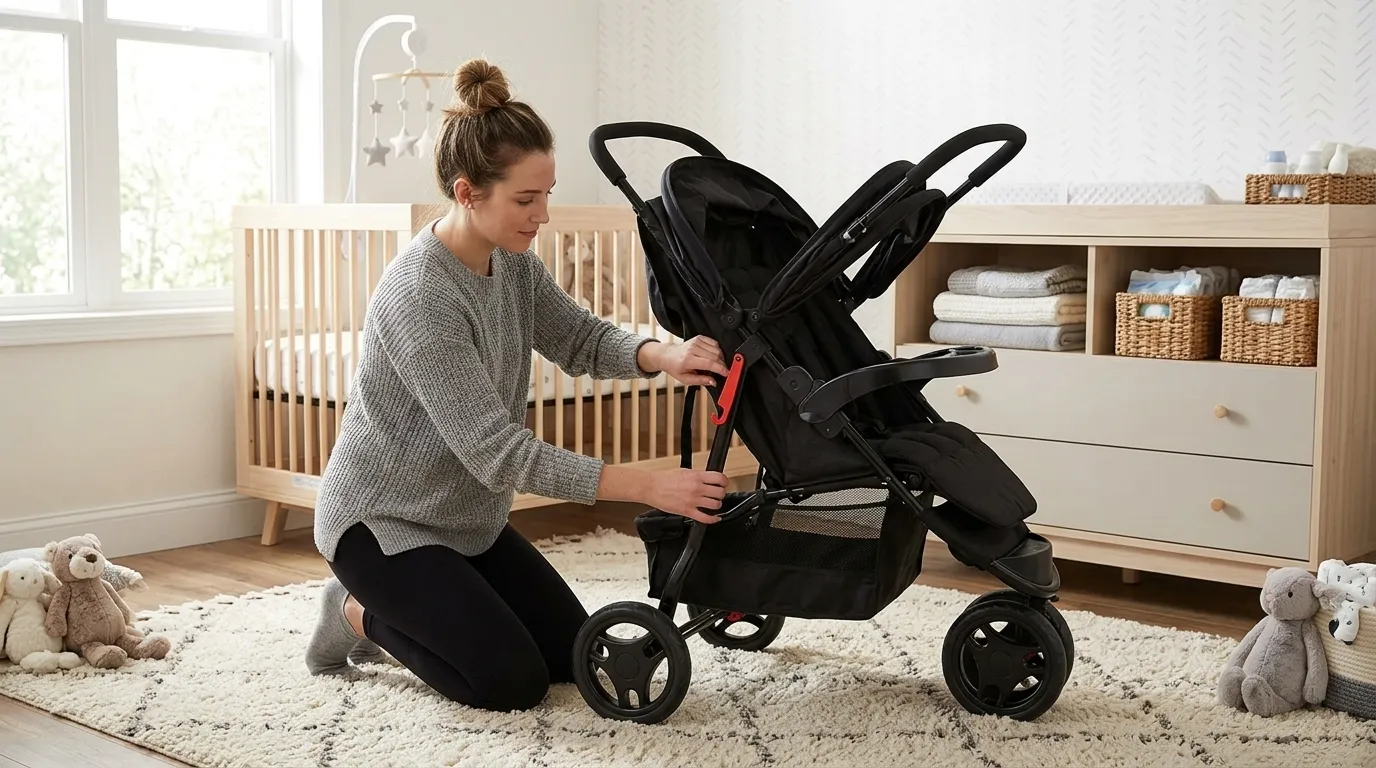 Carrinho de bebê e rotina de mães
