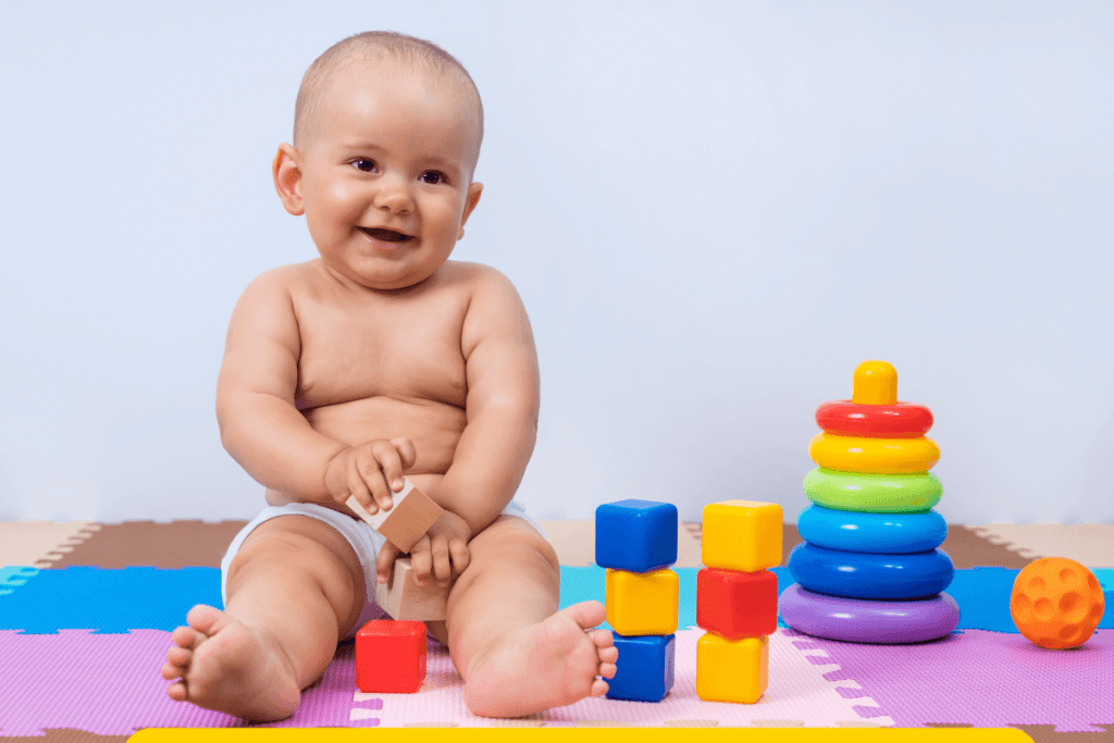 Brinquedos educativos para bebês de 5 meses