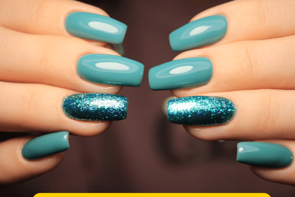 Unhas Decoradas com Efeitos Holográficos