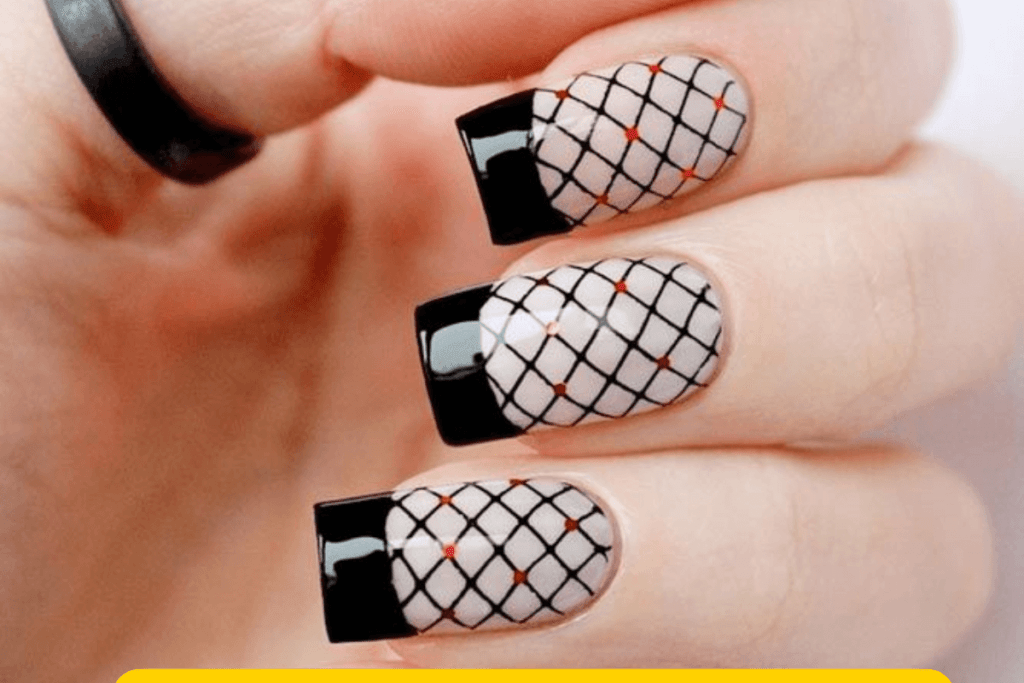 Unhas Decoradas com Desenhos Geométricos