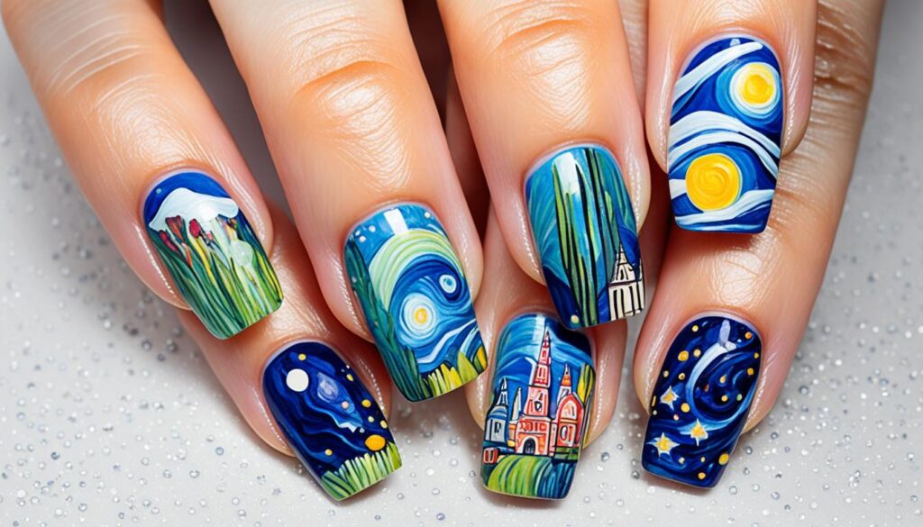 Unhas Decoradas com Inspirações Artísticas